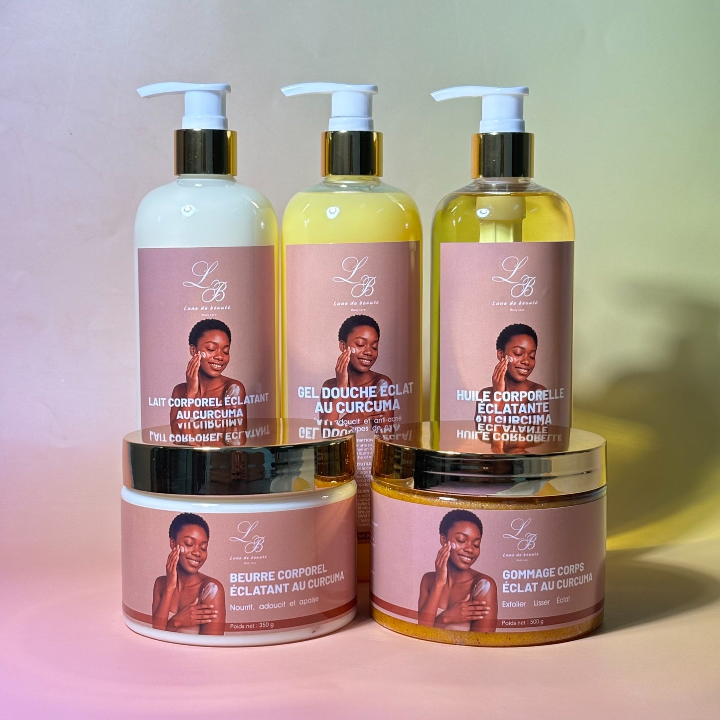 Gamme éclatante au curcuma