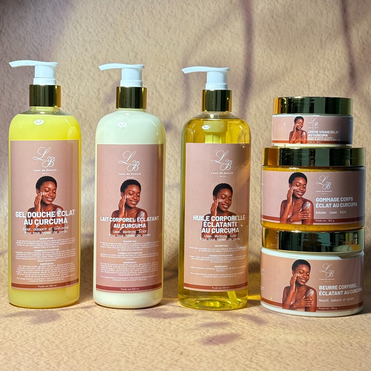 Gamme éclatante au curcuma