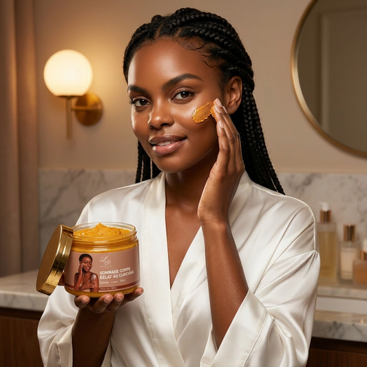 Gommage Corps Éclat au Curcuma | Lune de Beauté